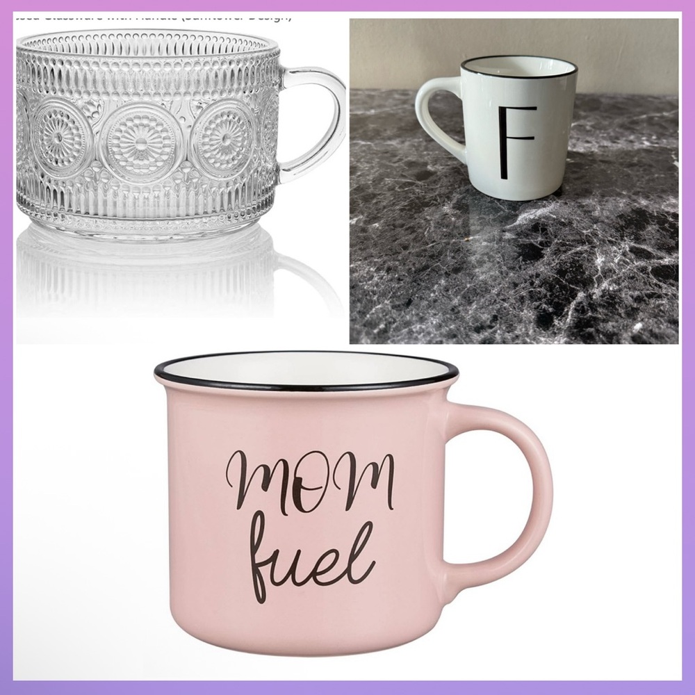 Porcelain ceramic coffee tea mugs